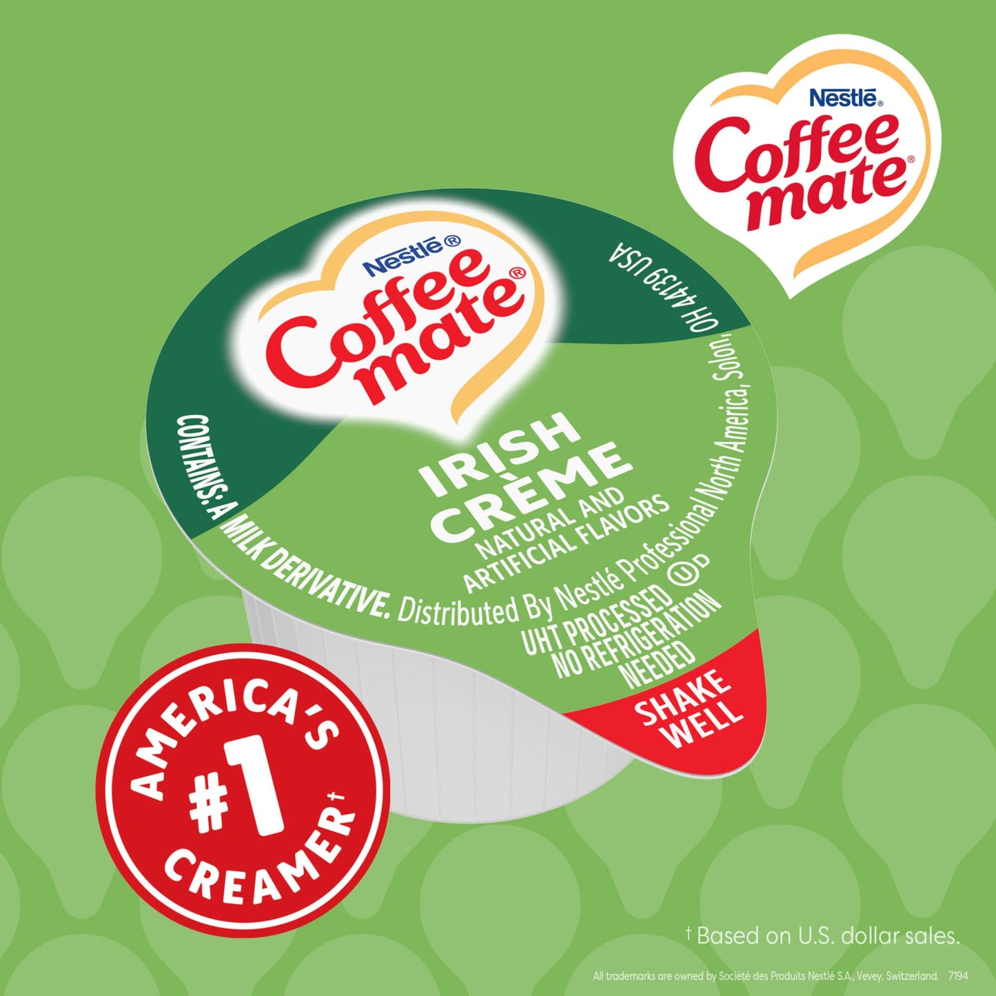 Nestle Coffee mate Coffee Creamer, French Vanilla, Liquid Creamer Singles, Non Dairy, No Refrigeration, 0.375 fl oz Tubs (Pack of 180)