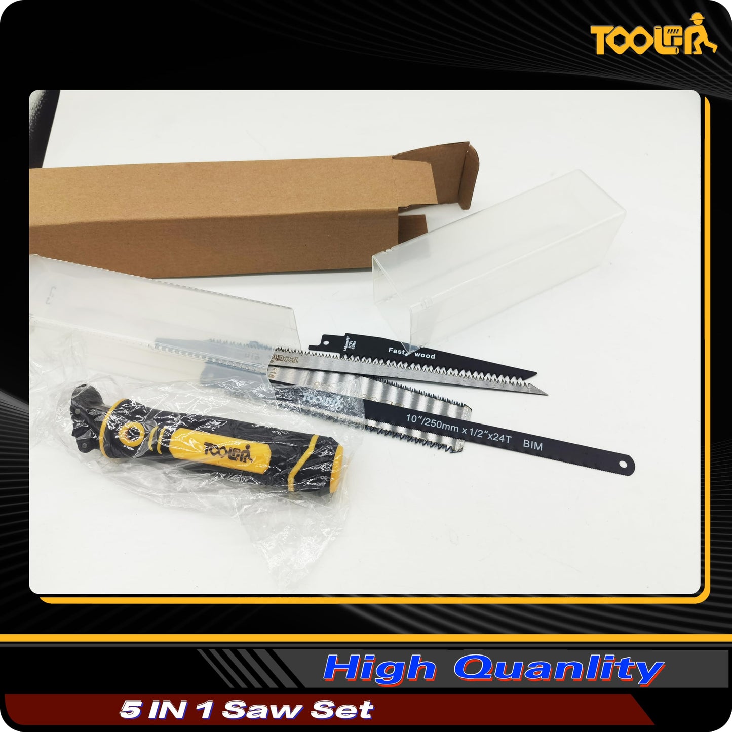 8-In-1 Multi Blades Hand Saw, Drywall Cutter. Hacksaw. Long Blade Hand Saw, Jab Saw, For Cutting Drywall, Sheetrock, Wood, Metel, Plastic, Plywood. Blade Quick Change Mechanism.