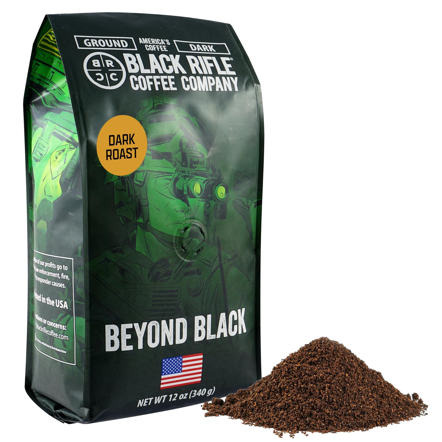 Black Rifle Coffee Company Tactisquatch Dark Roast Ground Coffee, 40 OZ Bag