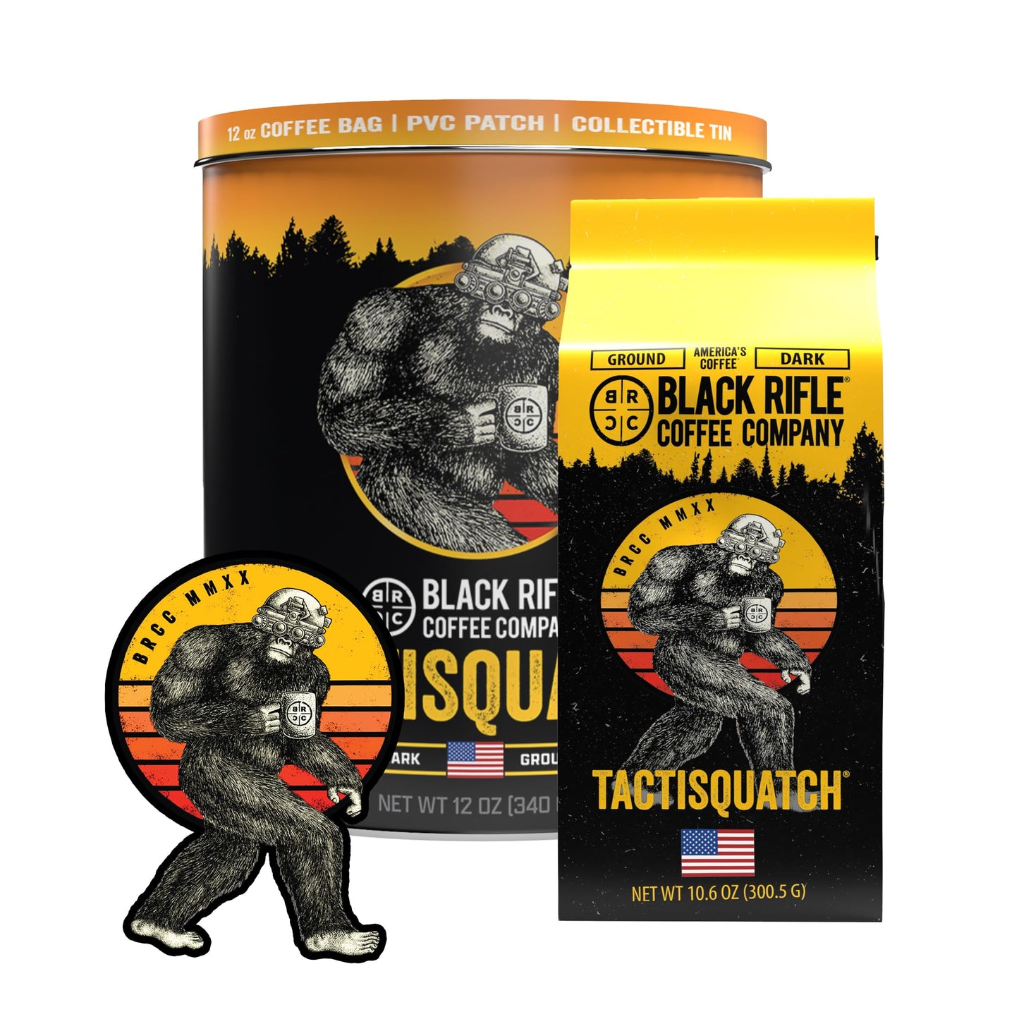 Black Rifle Coffee Company Tactisquatch Dark Roast Ground Coffee, 40 OZ Bag