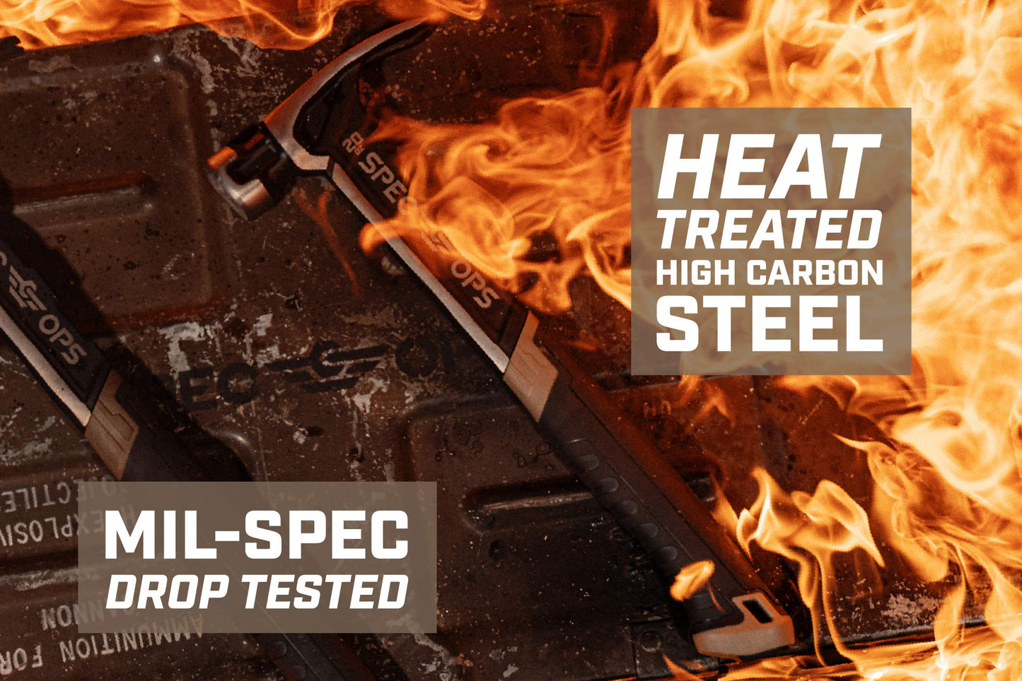 Spec Ops Tools Nailing Hammer, 20 oz, Rip Claw, Smooth Face, Shock-Absorbing Grip, 3% Donated to Veterans