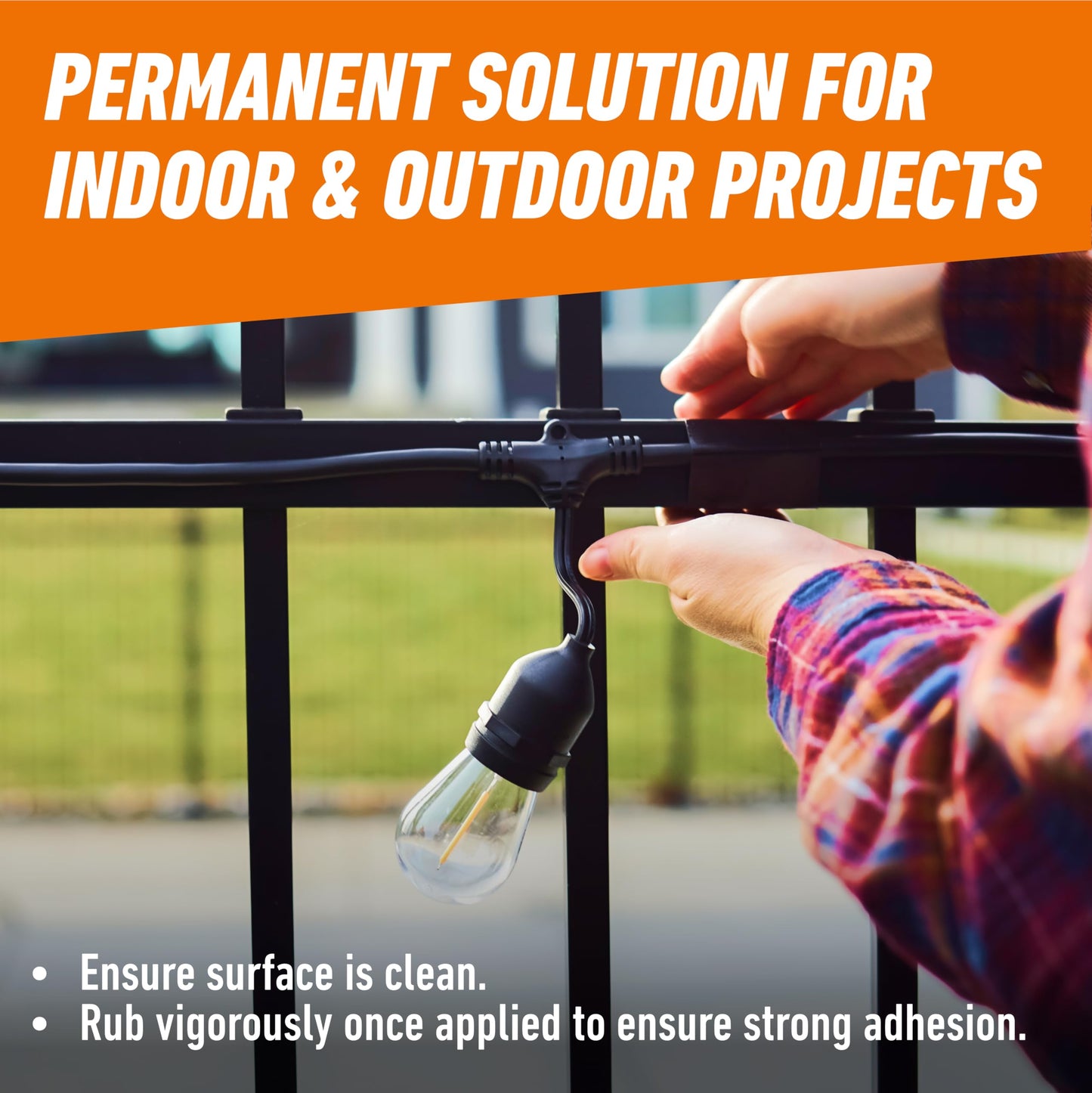 Gorilla All Weather Duct Tape, Black, 1.88" x 25 yd (Pack of 2) - UV and Temperature Resistant Waterproof Tape for Outdoor Repairs