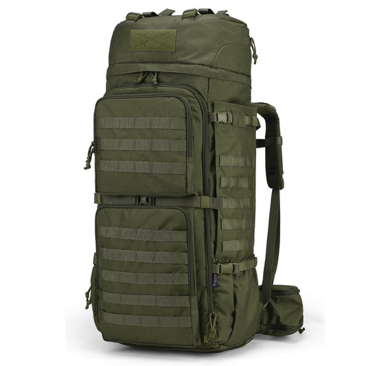 Mardingtop 75L Molle Hiking Internal Frame Backpacks with Rain Cover for Camping,Backpacking,Travelling