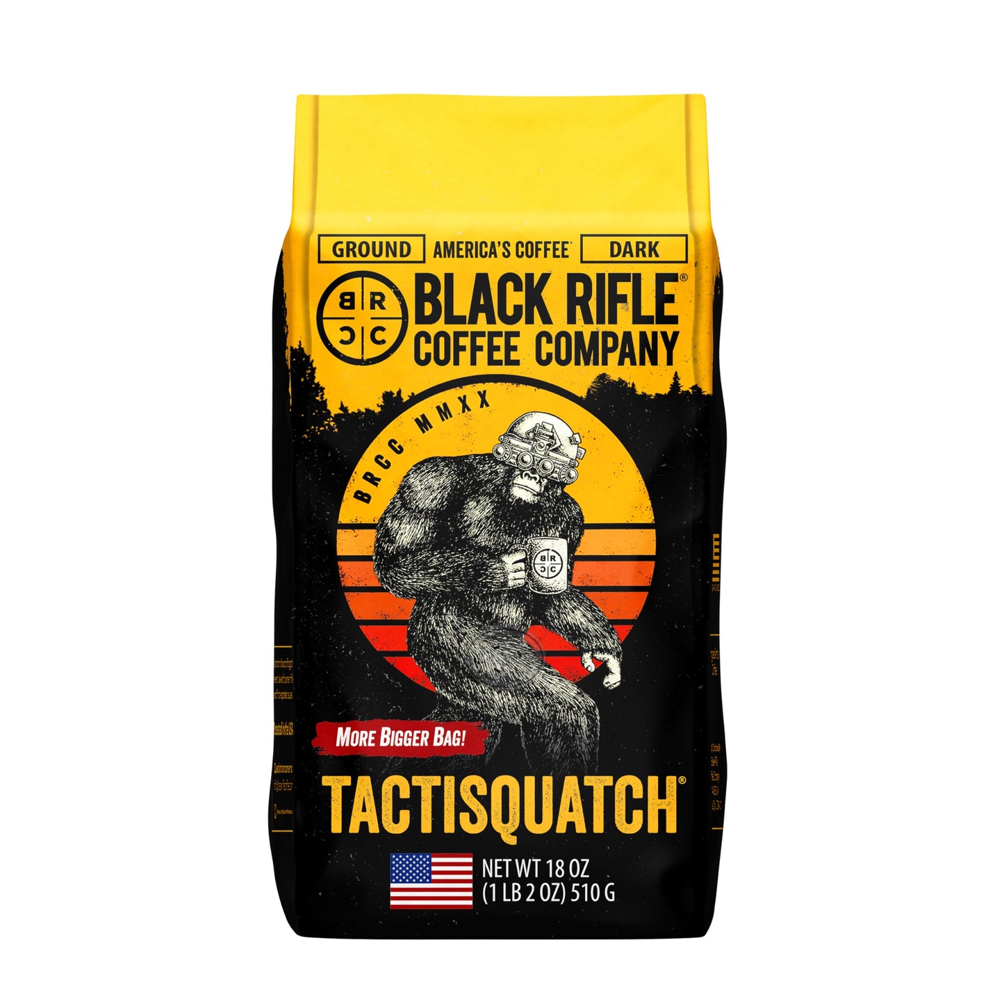 Black Rifle Coffee Company Tactisquatch Dark Roast Ground Coffee, 40 OZ Bag