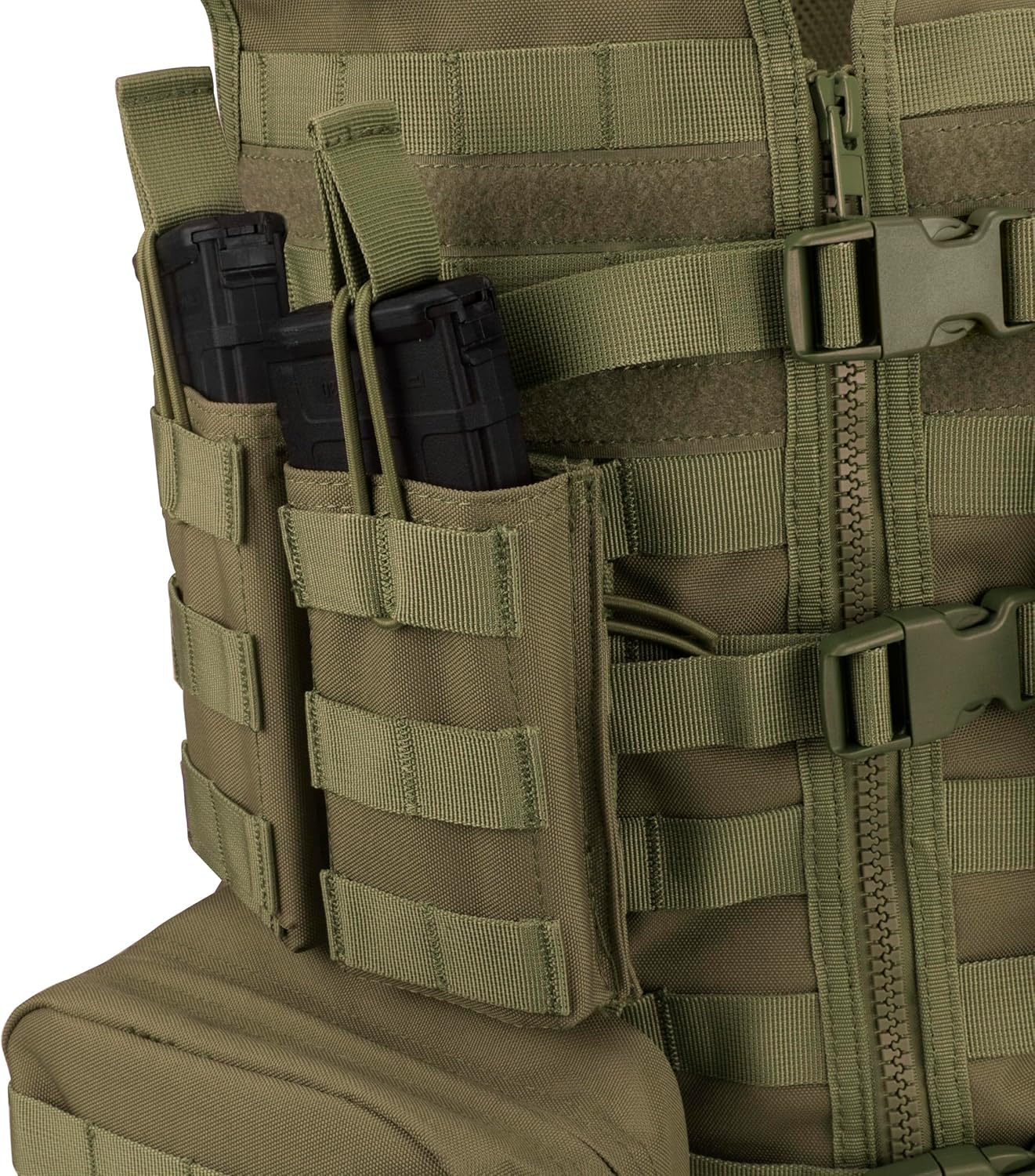 Barska Loaded Gear VX-100 Tactical Airsoft Paintball Hunting Adjustable Vest and Leg Platforms with Accessory Pouches & Attachment MOLLE System