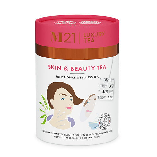 Skin and Beauty Luxury herbal tea - 12ct Canister