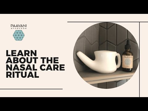 Nasal Care Ritual | Ayurvedic Neti & Nasya Kit for Sinus Health