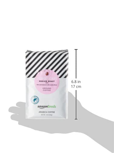 Amazon Fresh Direct Trade Nicaragua Ground Coffee, Medium Roast, 12 Ounce (Pack of 3)