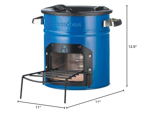 Rocket Stove Heavy Duty Portable Camp Stove for Outdoor Cooking
