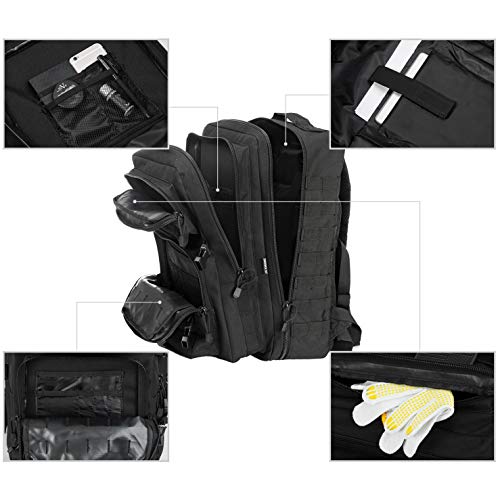 GZ XINXING Military Tactical Backpack Army 3 Day Assault Pack Molle Bug out Bag Backpacks For Men