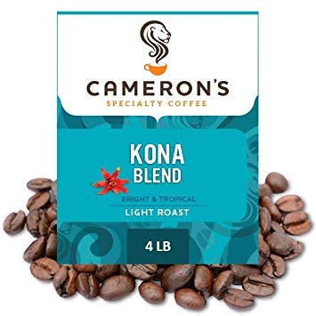 Cameron's Coffee Roasted Whole Bean Coffee, Organic Woods & Water, 4 Pound