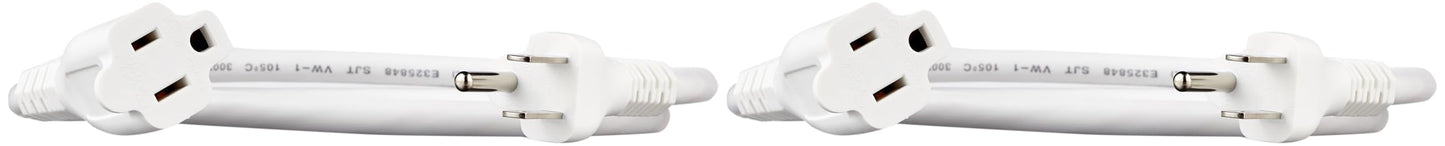 Extension Cord, 20 Ft, 3 Prong Outlet Extender, Indoor Extension Cord, 13 Amps, 125V, Black