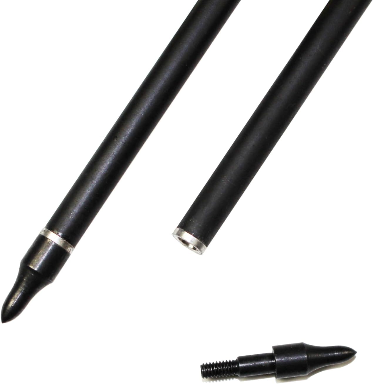 TTFLY FLETCHING 31 inch Carbon Arrows Green Turkey Feather Targeting Arrows Archery with Screw-in Field Tips Hunting&Practice(12 Pack)