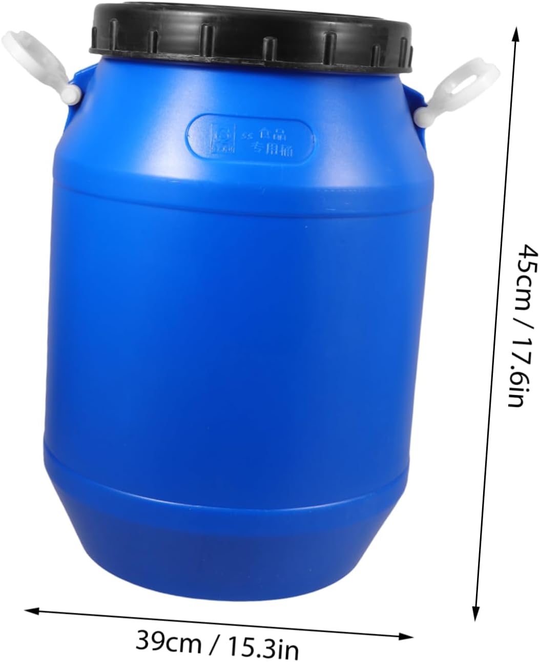 Food Storage Bucket with Lid Airtight Large Round Container for Fermenting Ingredients Extra Thick Safe Plastic Multifunctional Use for Pantry Clothes and Toys