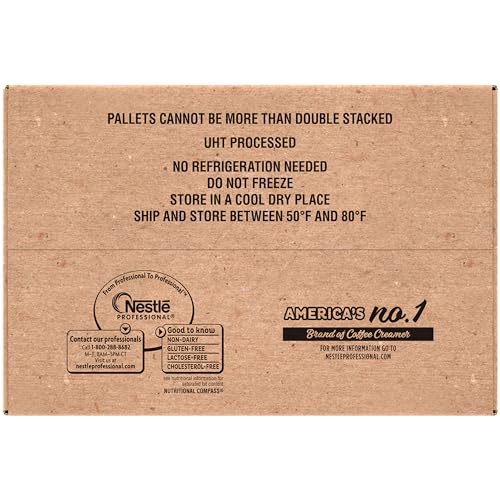 Nestle Coffee mate Coffee Creamer, French Vanilla, Liquid Creamer Singles, Non Dairy, No Refrigeration, 0.375 fl oz Tubs (Pack of 180)