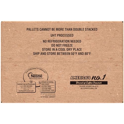 Nestle Coffee mate Coffee Creamer, French Vanilla, Liquid Creamer Singles, Non Dairy, No Refrigeration, 0.375 fl oz Tubs (Pack of 180)