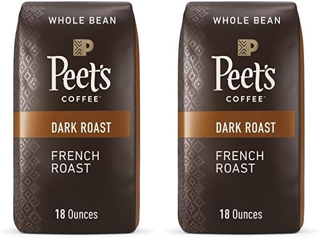 Peet's Coffee, Dark Roast Whole Bean Coffee - Major Dickason's Blend 18 Ounce Bag