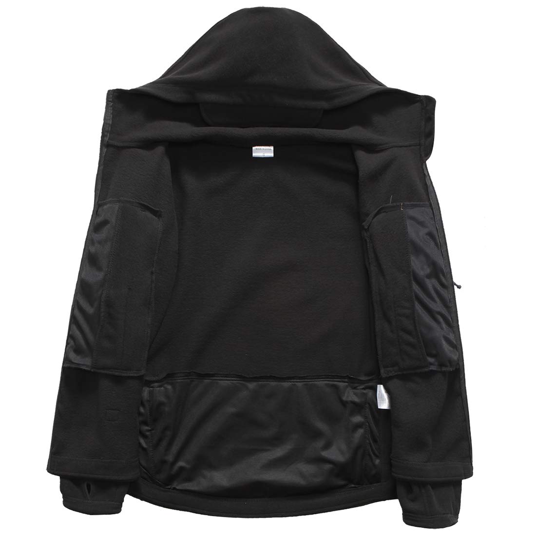 ReFire Gear Men's Warm Military Tactical Sport Fleece Hoodie Jacket