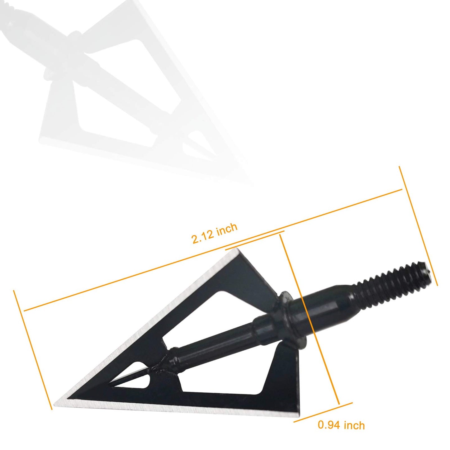 Stainless Steel Hunting Archery Broadheads Blades Grain Screw-in Arrow Heads Tips Compatible with Traditional Bows Archery Broad Crossbow Recurve6