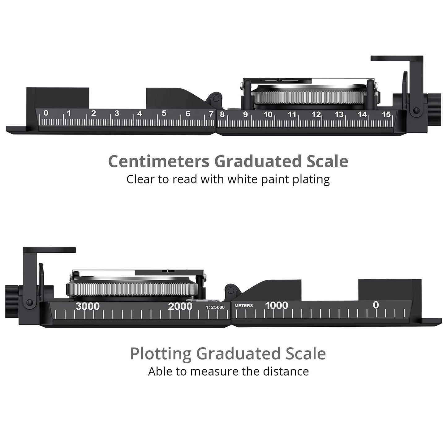 Proster IP65 Compass Hiking Survival - Lensatic Sighting Compass for Camping Navigation, Compass with Clinometer & Carry Bag for Camping Hunting Hiking Geology Activities