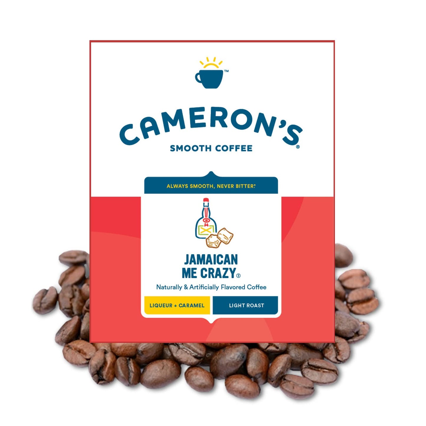Cameron's Coffee Roasted Whole Bean Coffee, Organic Woods & Water, 4 Pound