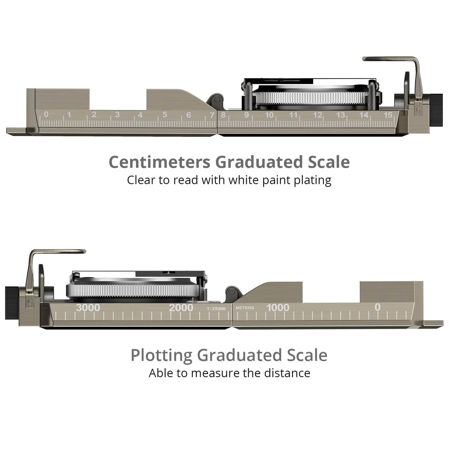 Proster IP65 Compass Hiking Survival - Lensatic Sighting Compass for Camping Navigation, Compass with Clinometer & Carry Bag for Camping Hunting Hiking Geology Activities