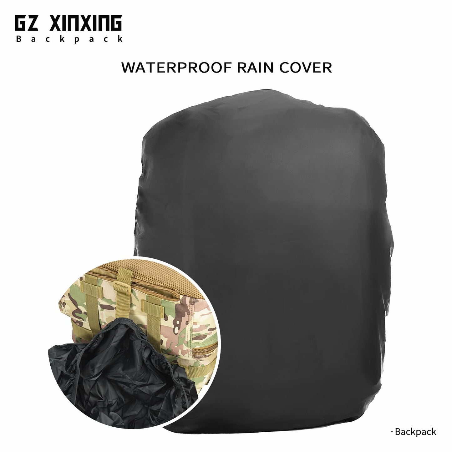 GZ XINXING Military Tactical Backpack Army 3 Day Assault Pack Molle Bug out Bag Backpacks For Men