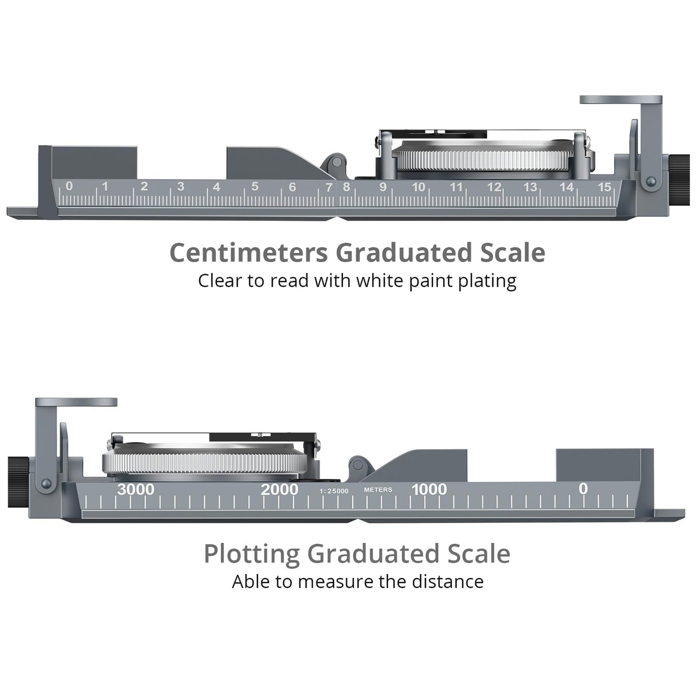 Proster IP65 Compass Hiking Survival - Lensatic Sighting Compass for Camping Navigation, Compass with Clinometer & Carry Bag for Camping Hunting Hiking Geology Activities