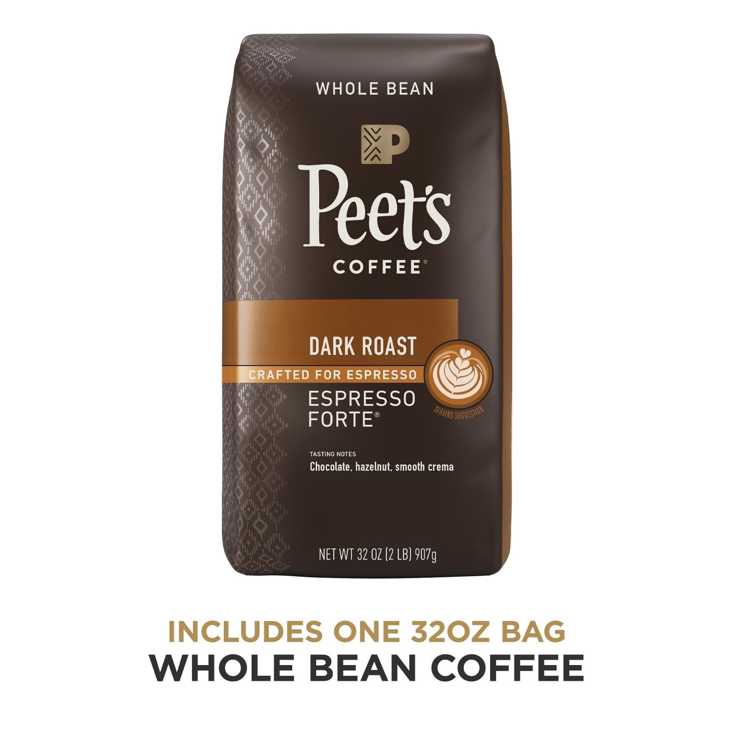 Peet's Coffee, Dark Roast Whole Bean Coffee - Major Dickason's Blend 18 Ounce Bag