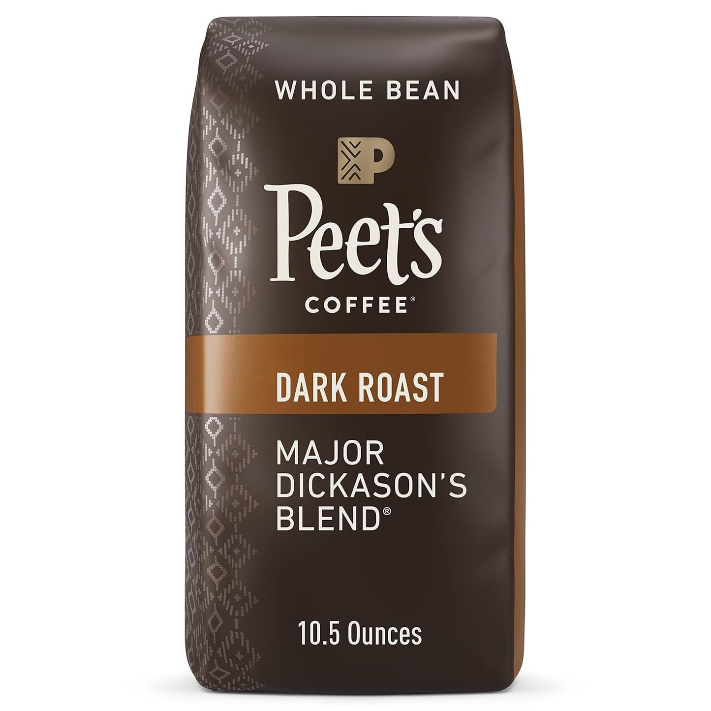 Peet's Coffee, Dark Roast Whole Bean Coffee - Major Dickason's Blend 18 Ounce Bag