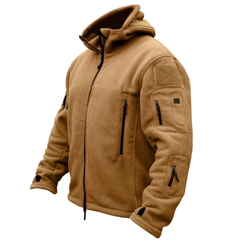ReFire Gear Men's Warm Military Tactical Sport Fleece Hoodie Jacket