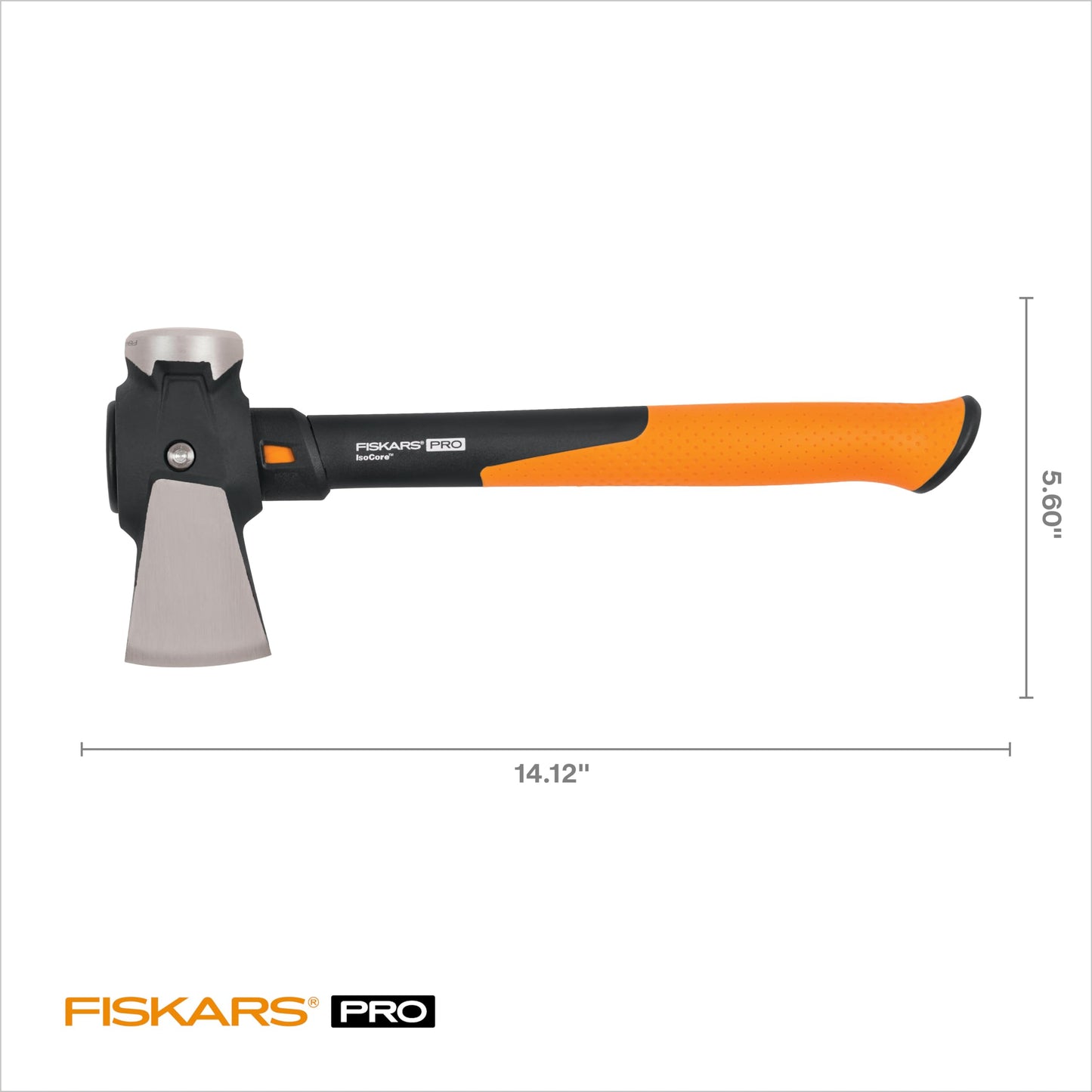 Fiskars 8 lb. Splitting Maul - 36" Shock-Absorbing, Comfort Grip Handle - Rust Resistant Forged Steel Blade - Wood Splitter Maul for Hardwood - Split Wood for Campfires - Bushcraft Gear