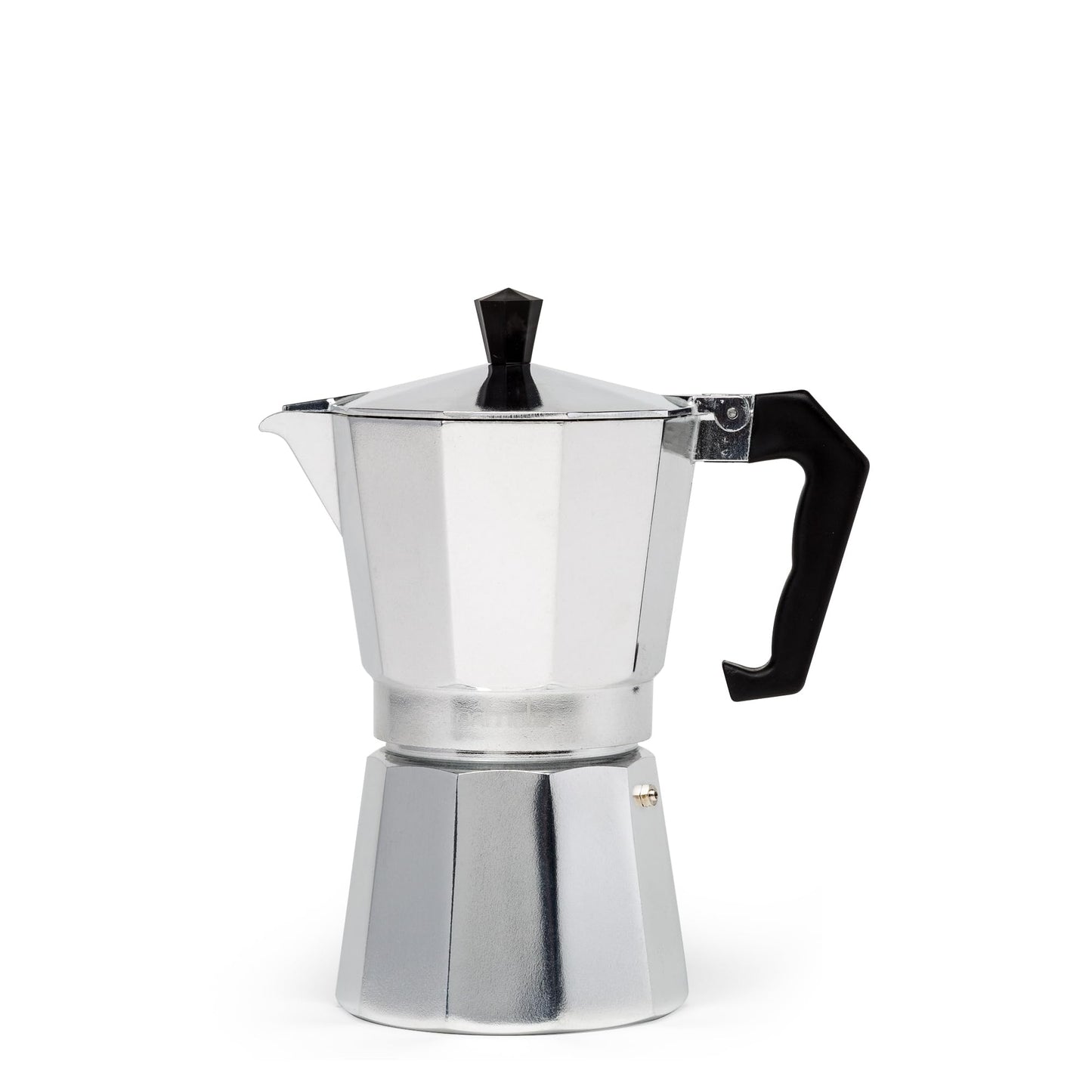 Primula Classic Stovetop Espresso and Coffee Maker, Moka Pot for Italian and Cuban Café Brewing, Greca Coffee Maker, Cafeteras, 12 Espresso Cups, Silver