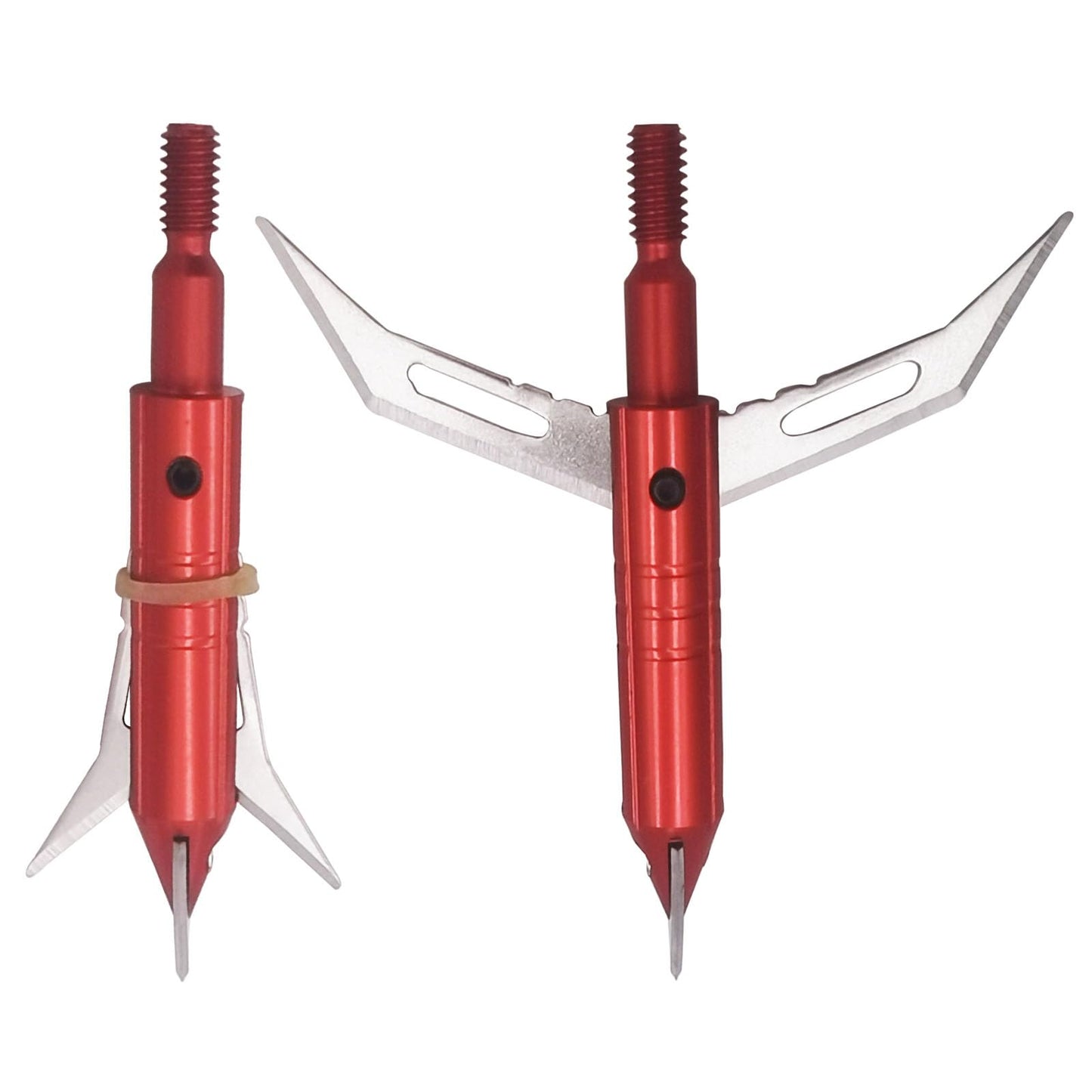 Stainless Steel Hunting Archery Broadheads Blades Grain Screw-in Arrow Heads Tips Compatible with Traditional Bows Archery Broad Crossbow Recurve6