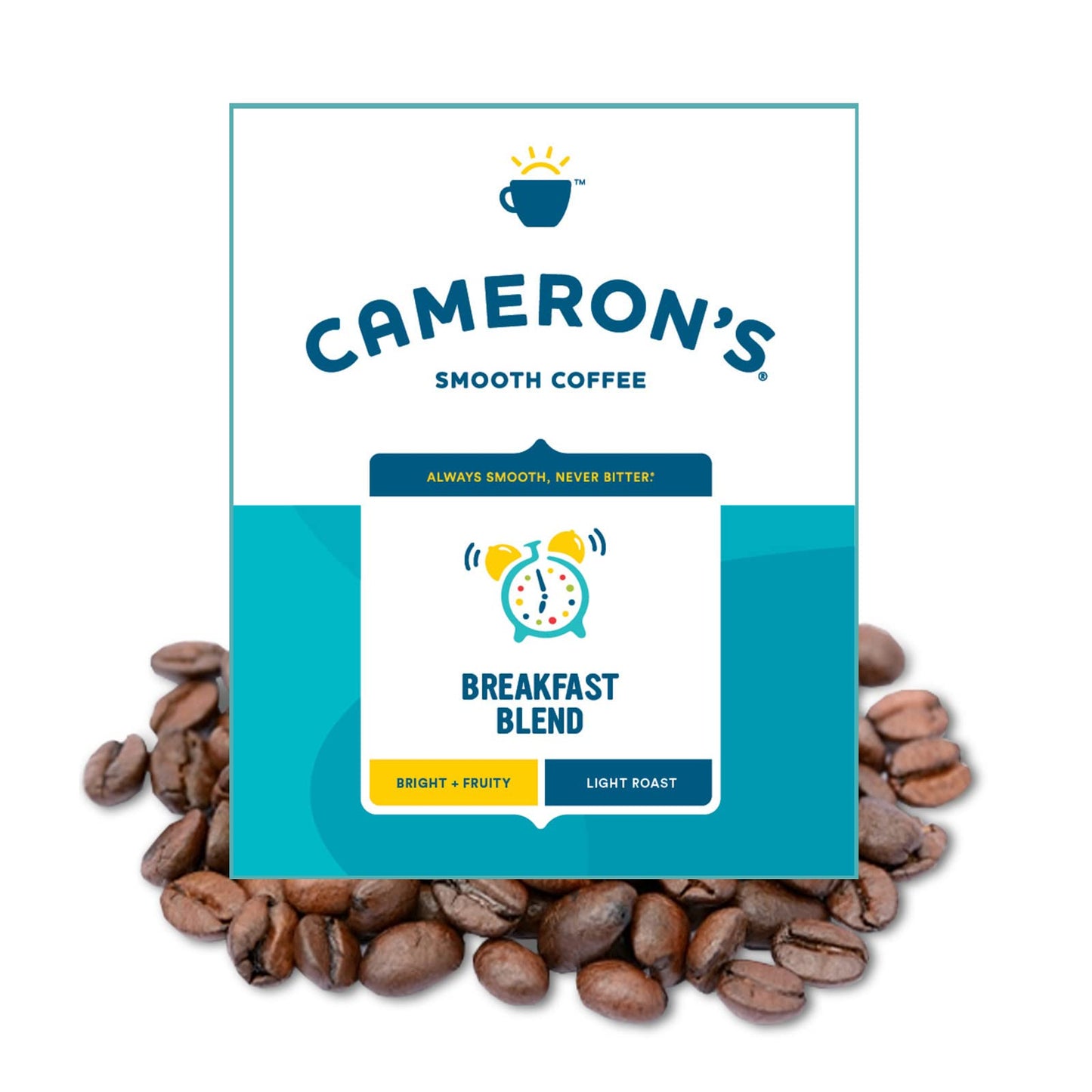 Cameron's Coffee Roasted Whole Bean Coffee, Organic Woods & Water, 4 Pound