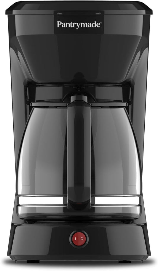 12-Cup Coffee Maker – Simple Drip Coffee Machine with Glass Carafe, Easy On/Off Operation, and Large Capacity – Perfect for Home or Office