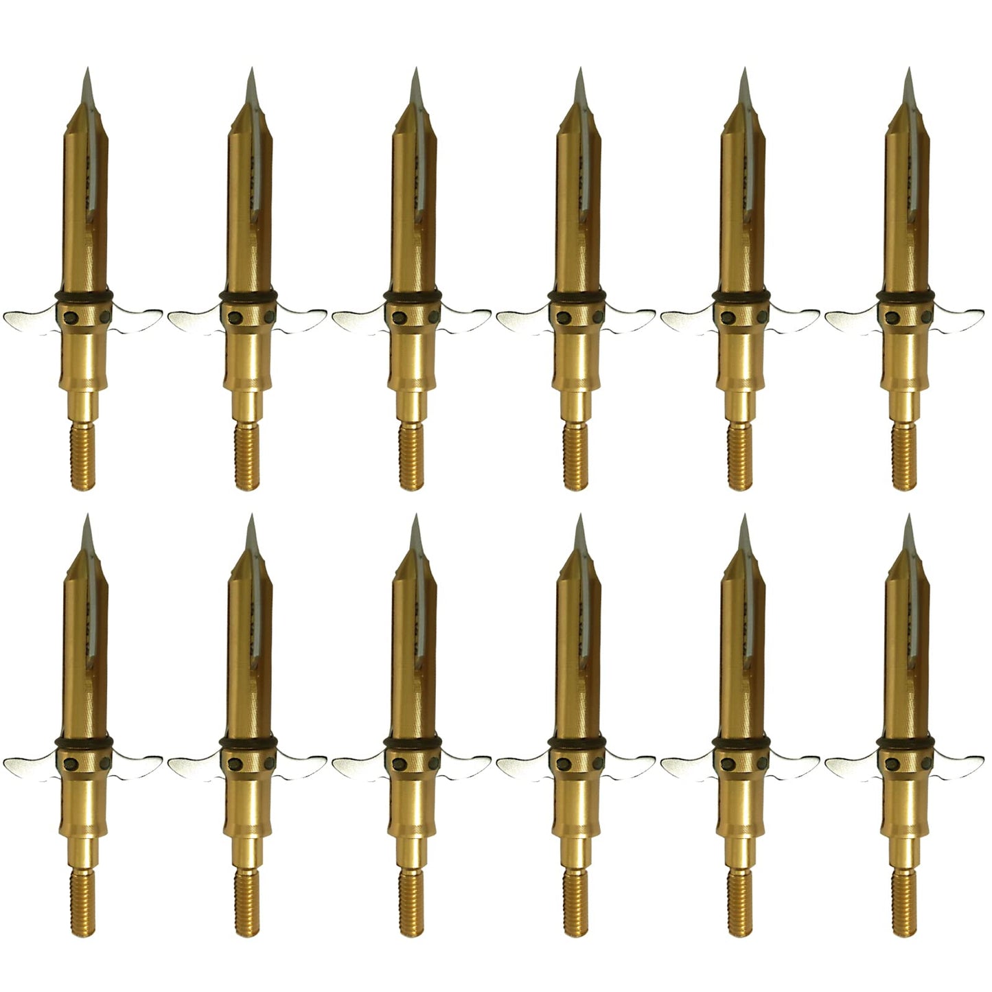 Stainless Steel Hunting Archery Broadheads Blades Grain Screw-in Arrow Heads Tips Compatible with Traditional Bows Archery Broad Crossbow Recurve6