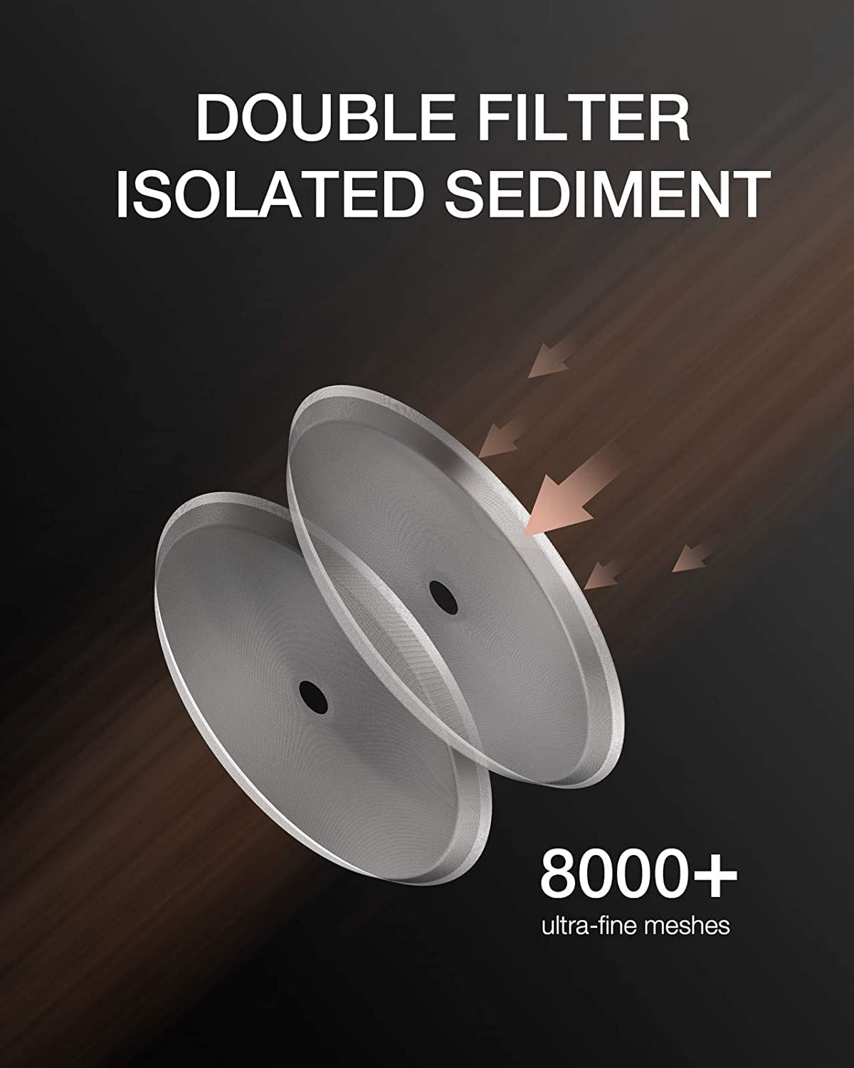 BAYKA French Press Coffee Maker, Large 304 Stainless Steel Coffee Press, Cold Brew Heat Resistant Thickened Borosilicate Coffee Pot for Camping Travel Gifts, 34 Ounce, Dark Pewter