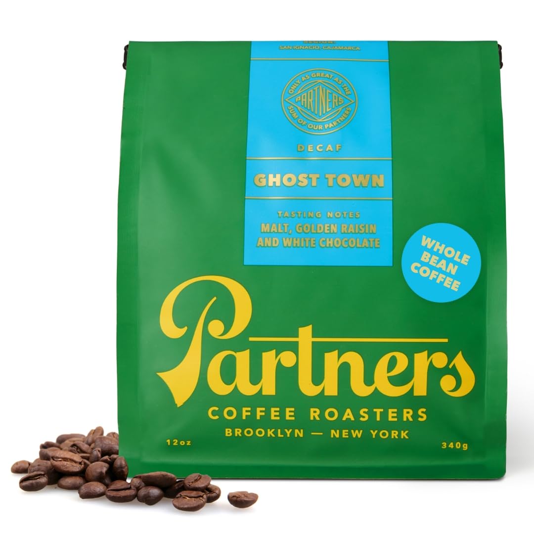 PARTNERS COFFEE ROASTERS - Whole Bean Coffee (Flatiron - Espresso, Medium-Dark Roast) 12oz - Classic Blend, Tastes Like Home - Dark Chocolate, Praline, Dates - Coffee Beans - Roasted in New York City
