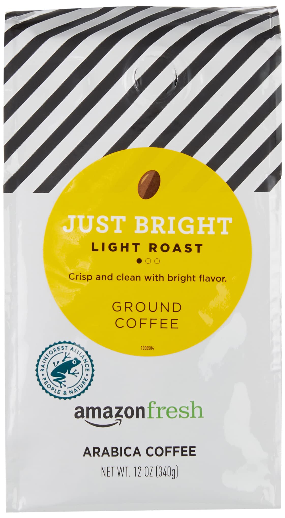 Amazon Fresh Direct Trade Nicaragua Ground Coffee, Medium Roast, 12 Ounce (Pack of 3)