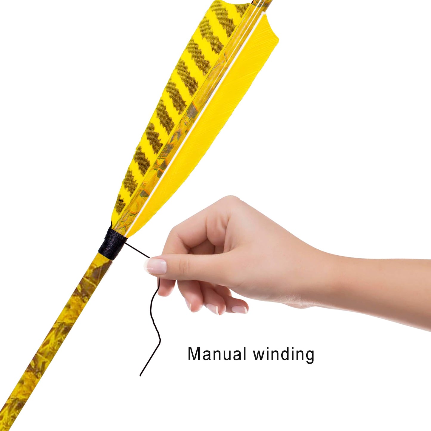 31Inch Carbon Arrow, Practice Hunting Arrows, Camo Turkey Feather Fletching, Arrows for Compound & Recurve Bow with Removable Tips Adjustable Nocks