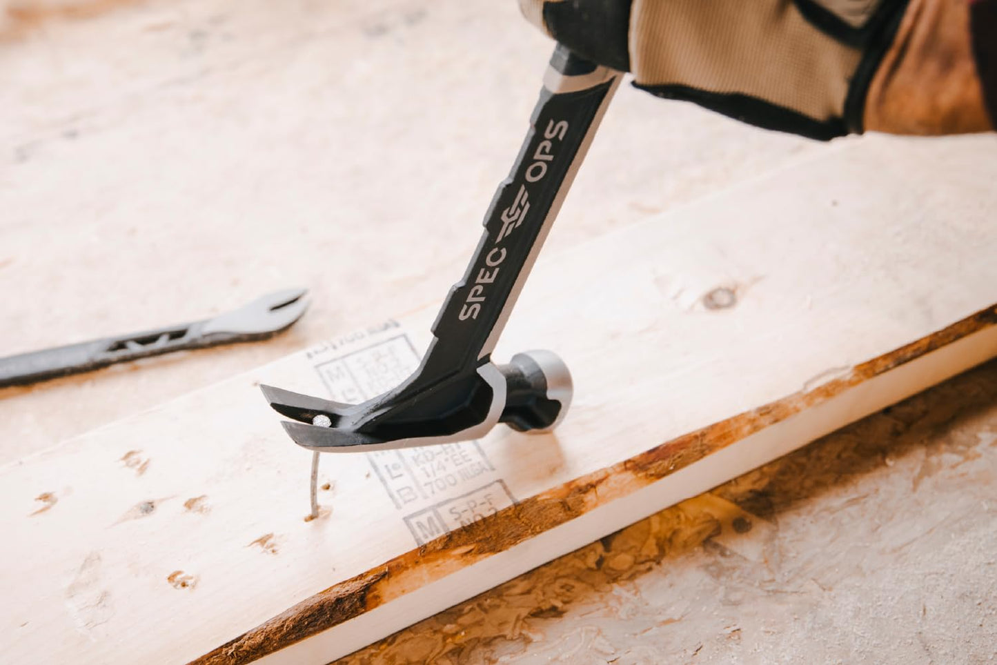 Spec Ops Tools 20 oz Rip Claw Nailing Hammer with Smooth Face, Shock-Absorbing Grip, 3% Donated to Veterans