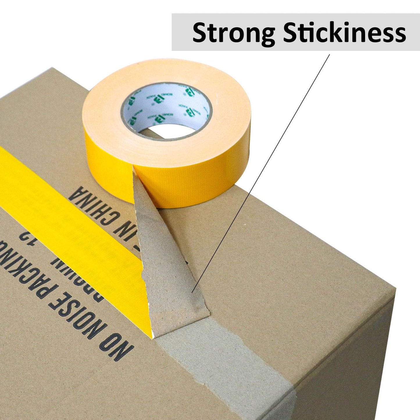 BOMEI PACK Green Duct Tape, 3Rolls Heavy Duty Strong Industrial Color Duct Tape 9mil x 1.88inch x 30yds for Packing and Repairing