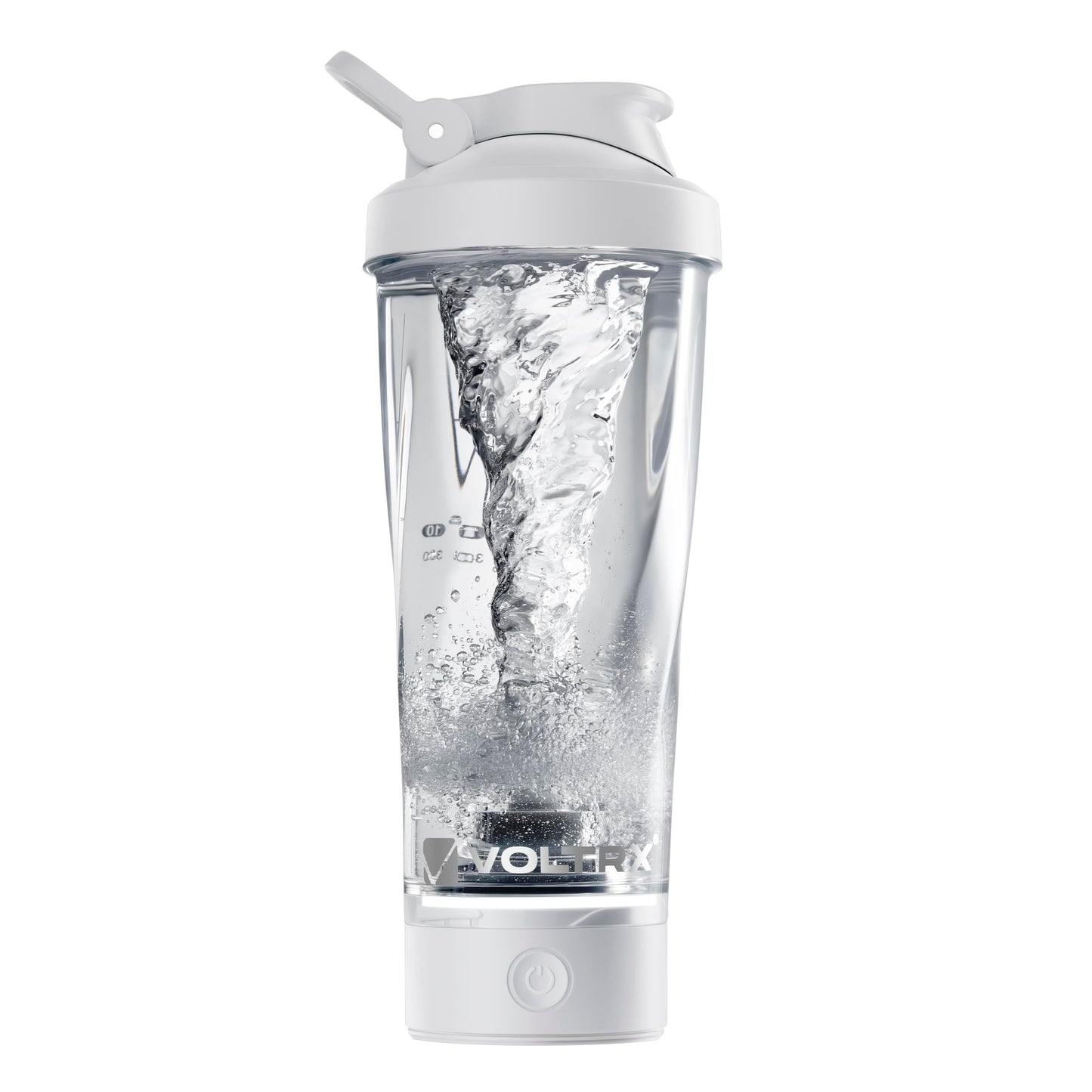 VOLTRX VortexBoost Electric Shaker Bottle, USB C Rechargeable Protein Shake Mixer, Shaker Cups for Protein Shakes and Meal Replacement Shakes, BPA-Free, Made with Tritan, Black