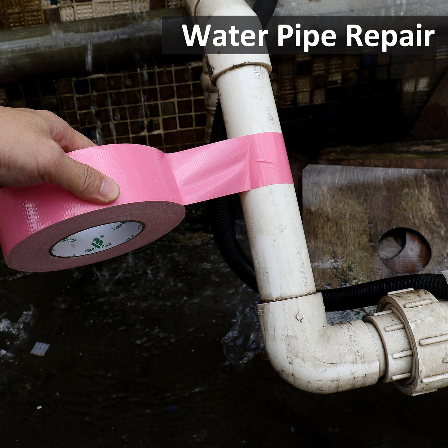 BOMEI PACK Green Duct Tape, 3Rolls Heavy Duty Strong Industrial Color Duct Tape 9mil x 1.88inch x 30yds for Packing and Repairing