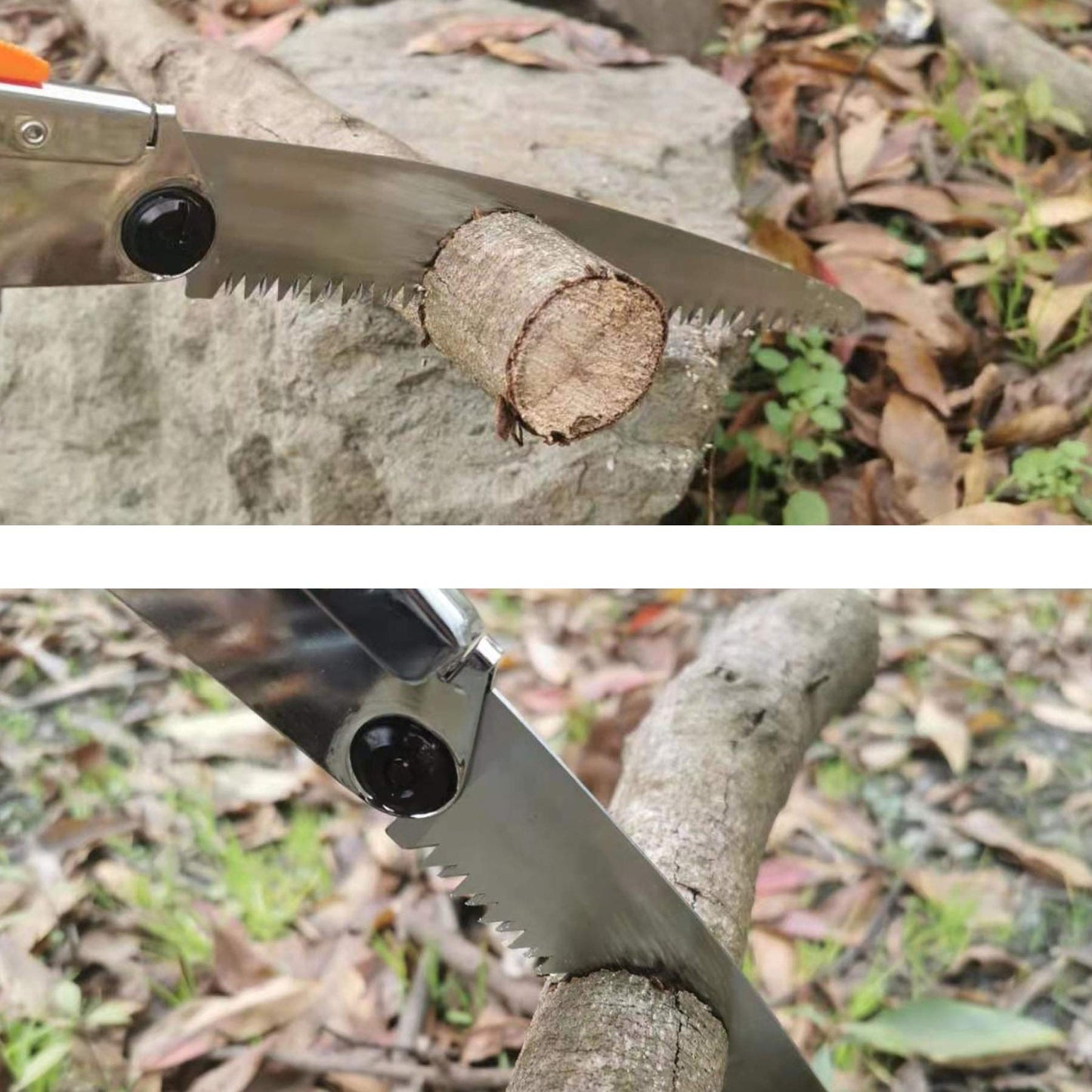 REXBETI Folding Saw - 8 Inch Blade for Wood & Dry Wood Pruning, Compact Design, SK-5 Steel