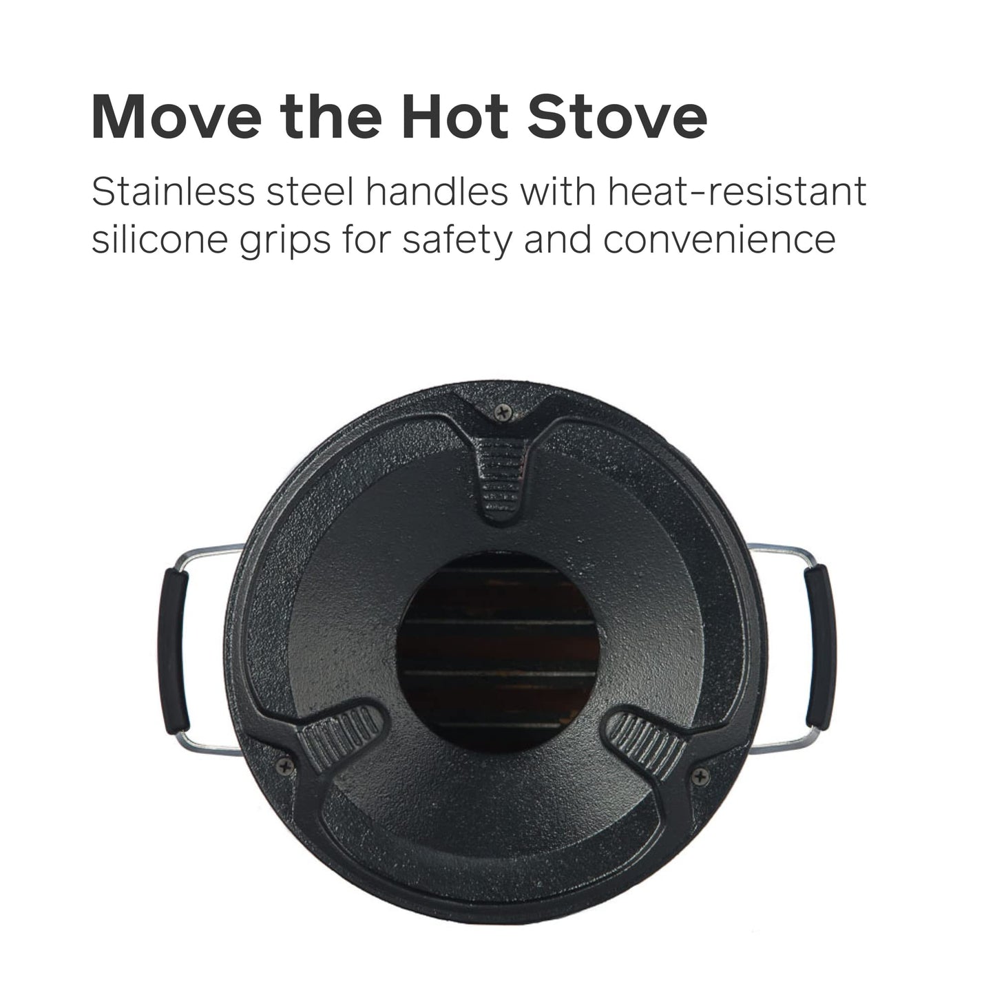 Rocket Stove Heavy Duty Portable Camp Stove for Outdoor Cooking