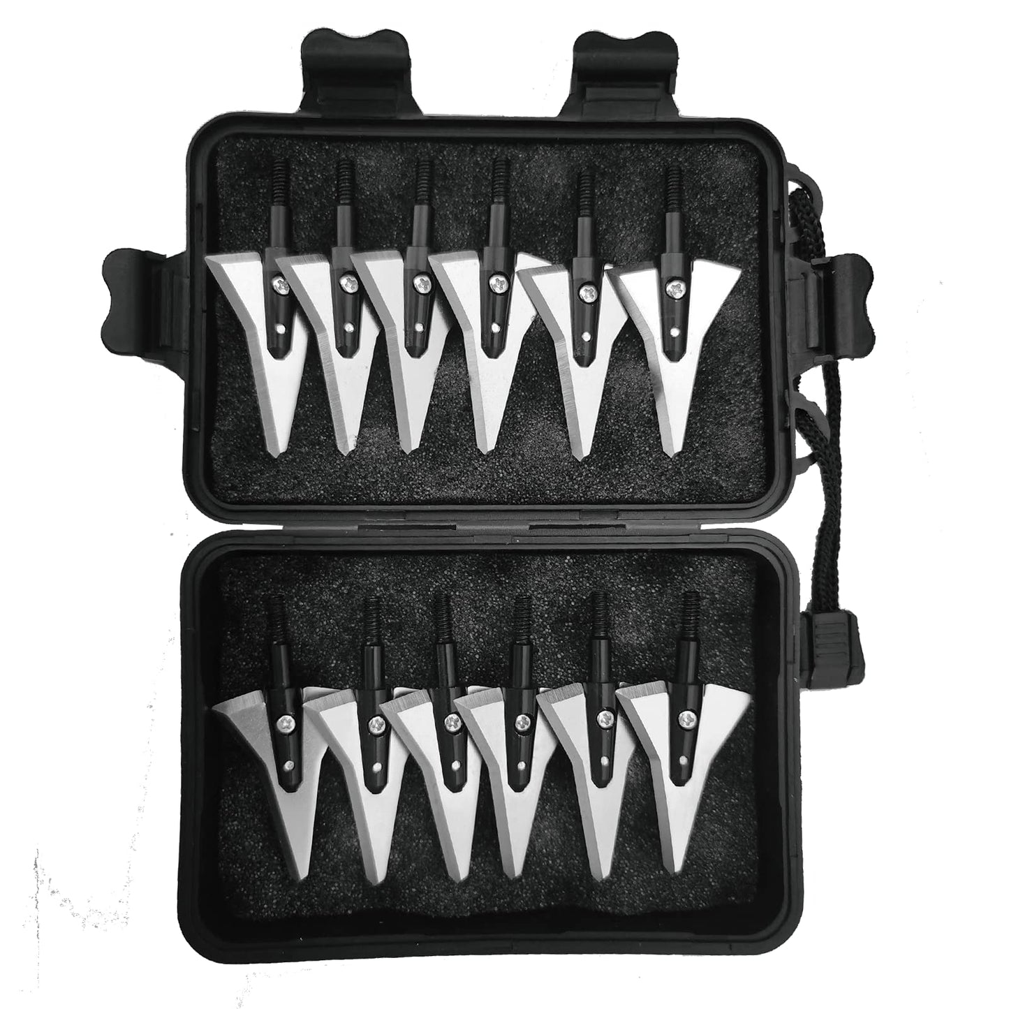 Stainless Steel Hunting Archery Broadheads Blades Grain Screw-in Arrow Heads Tips Compatible with Traditional Bows Archery Broad Crossbow Recurve6