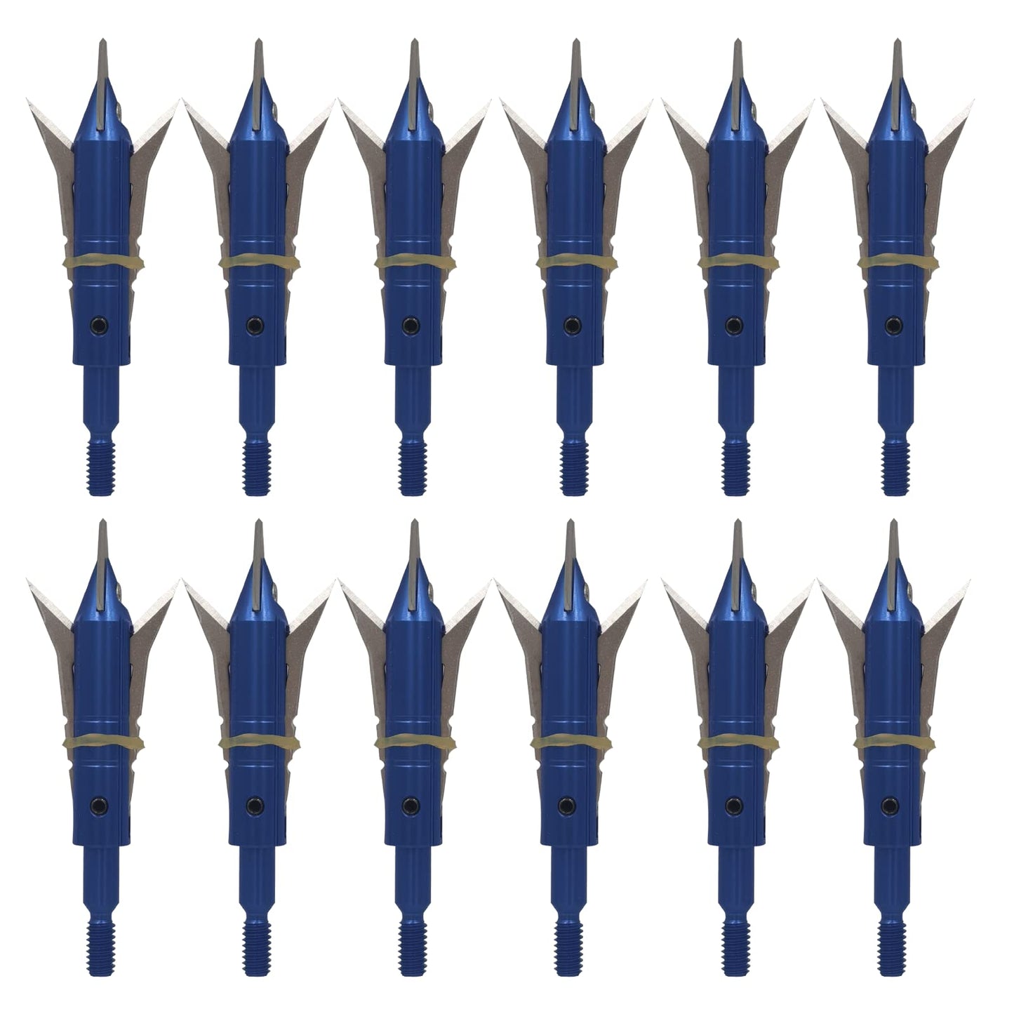 Stainless Steel Hunting Archery Broadheads Blades Grain Screw-in Arrow Heads Tips Compatible with Traditional Bows Archery Broad Crossbow Recurve6