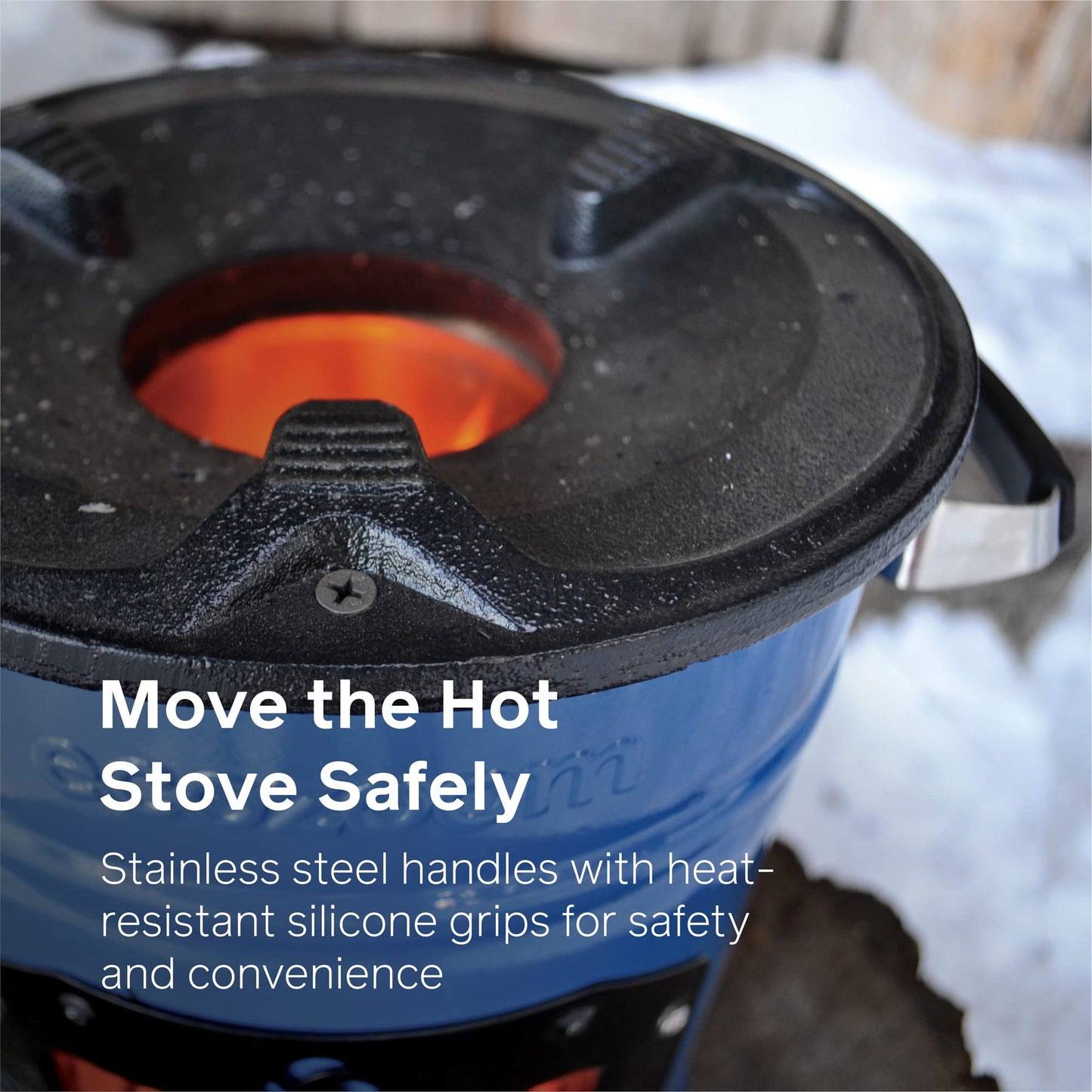 Rocket Stove Heavy Duty Portable Camp Stove for Outdoor Cooking